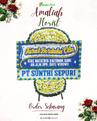 Papan Bunga Duka di Kubu